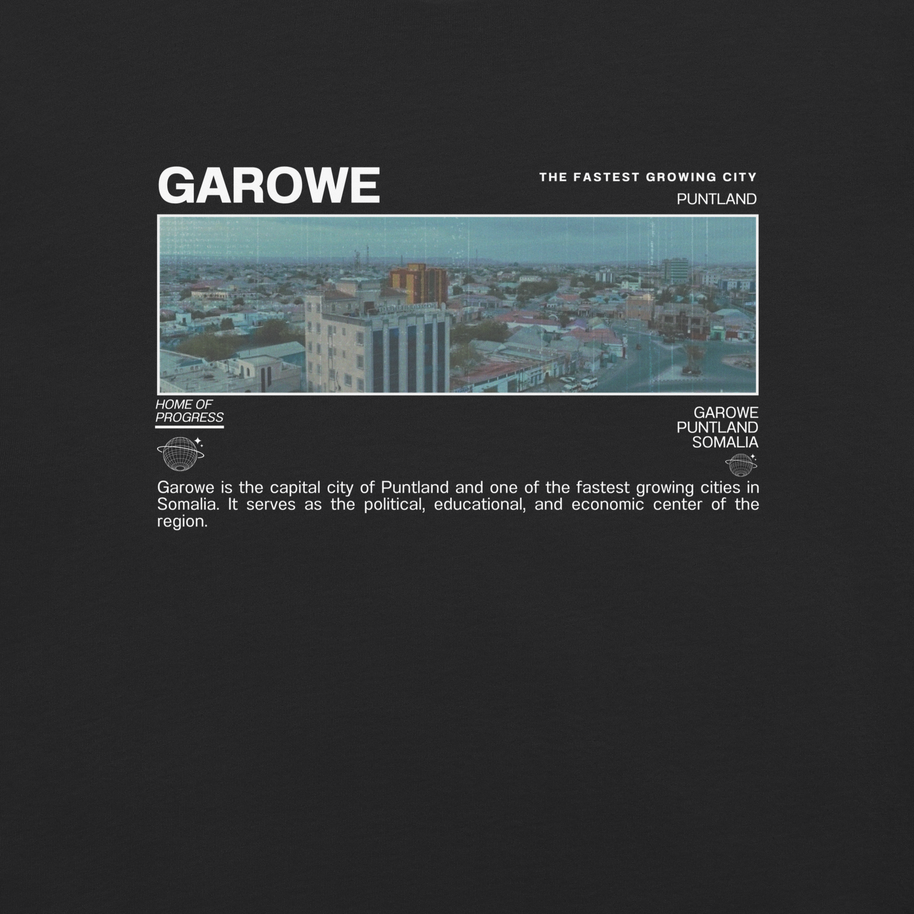 GAROWE Black Heavyweight T-Shirt
