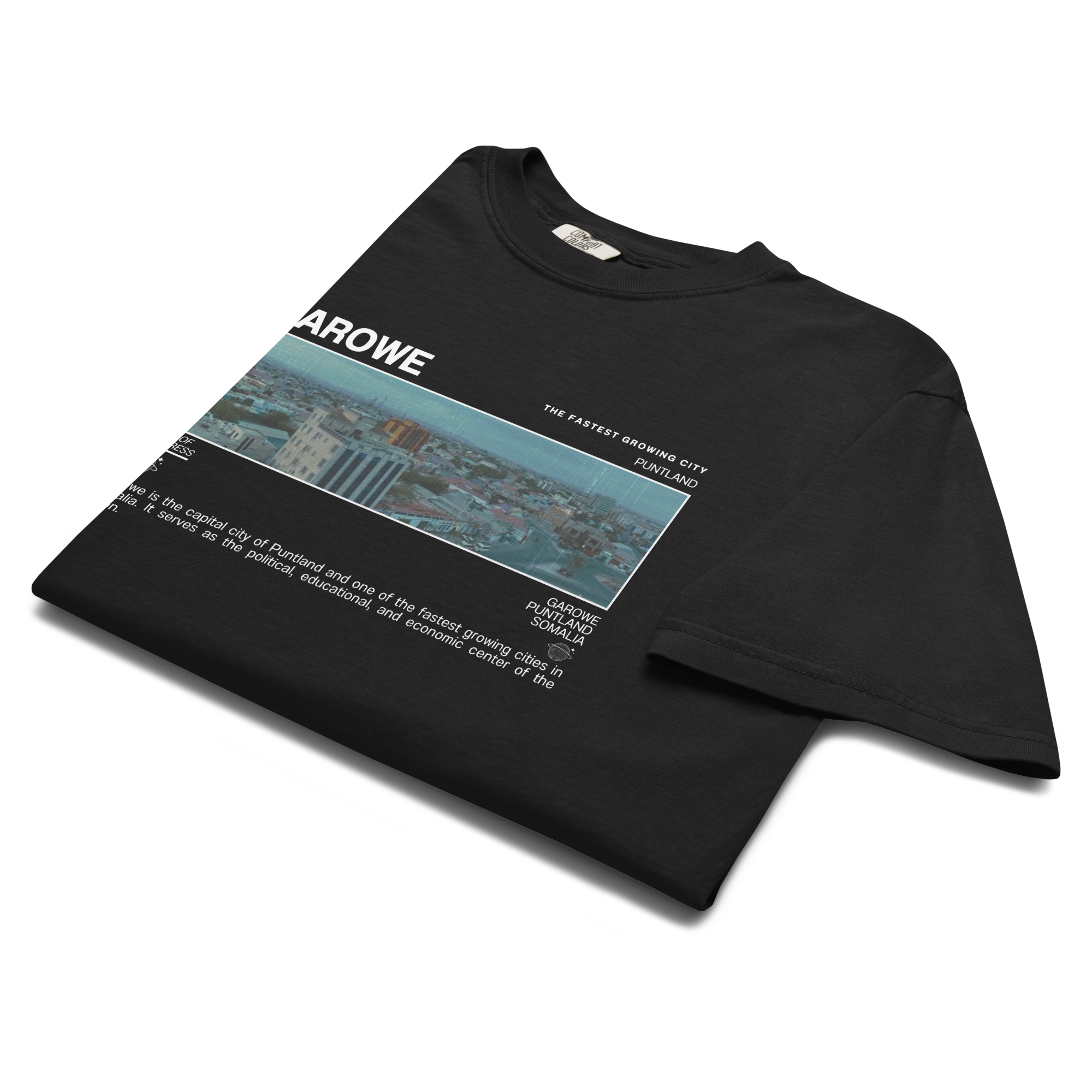 GAROWE Black Heavyweight T-Shirt