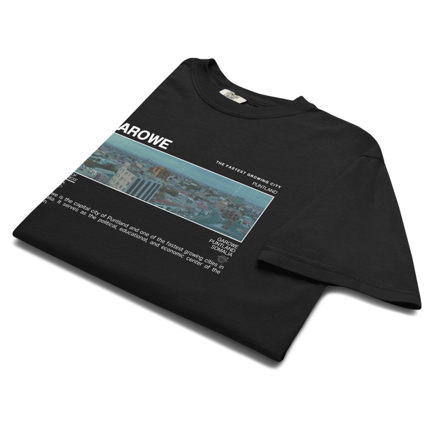 GAROWE Black Heavyweight T-Shirt