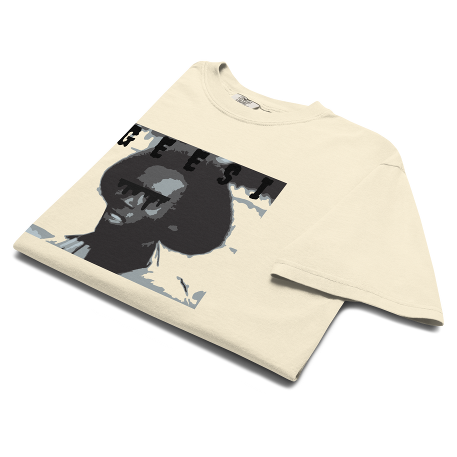 GEESI white heavyweight t-shirt