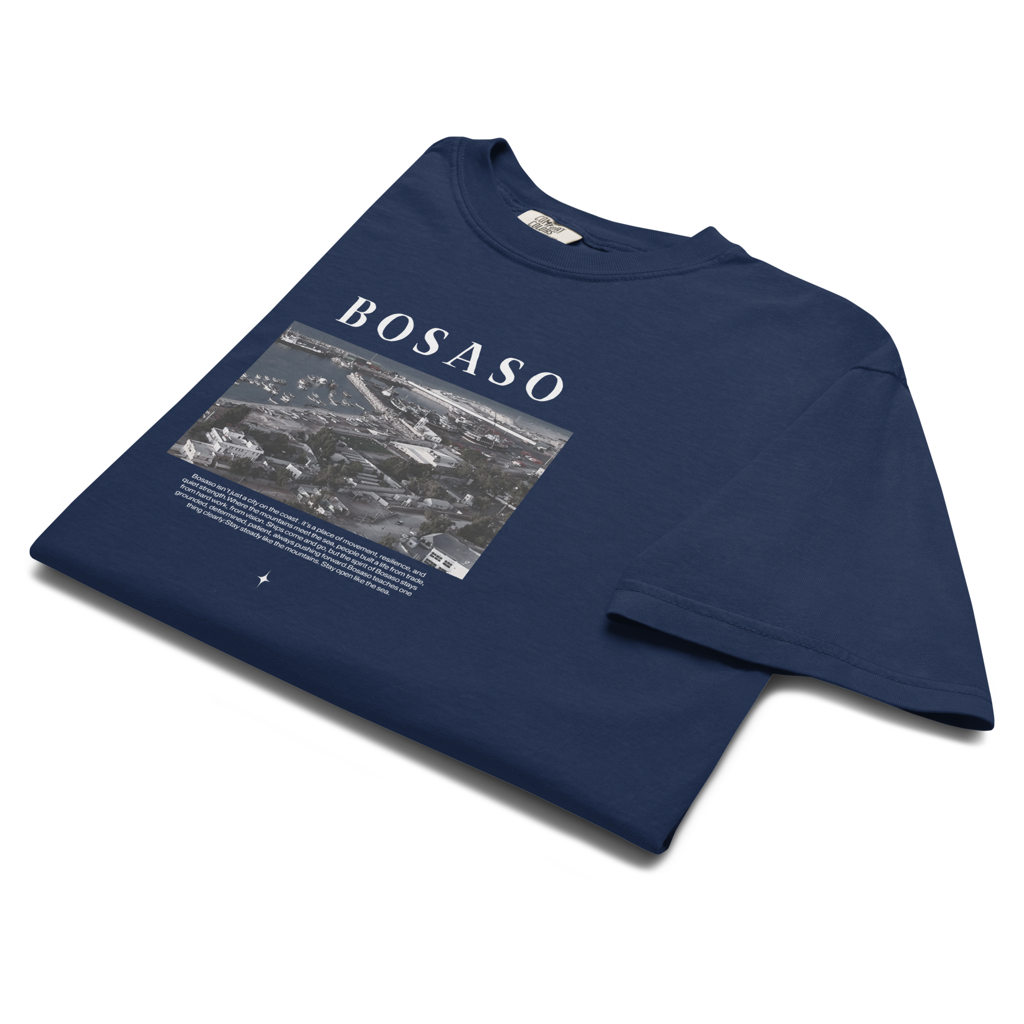 BOSASO Black Heavyweight T-Shirt