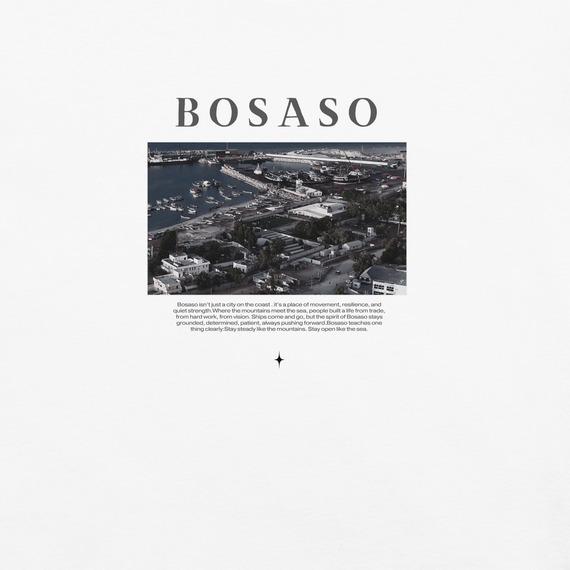 BOSASO White Heavyweight T-Shirt